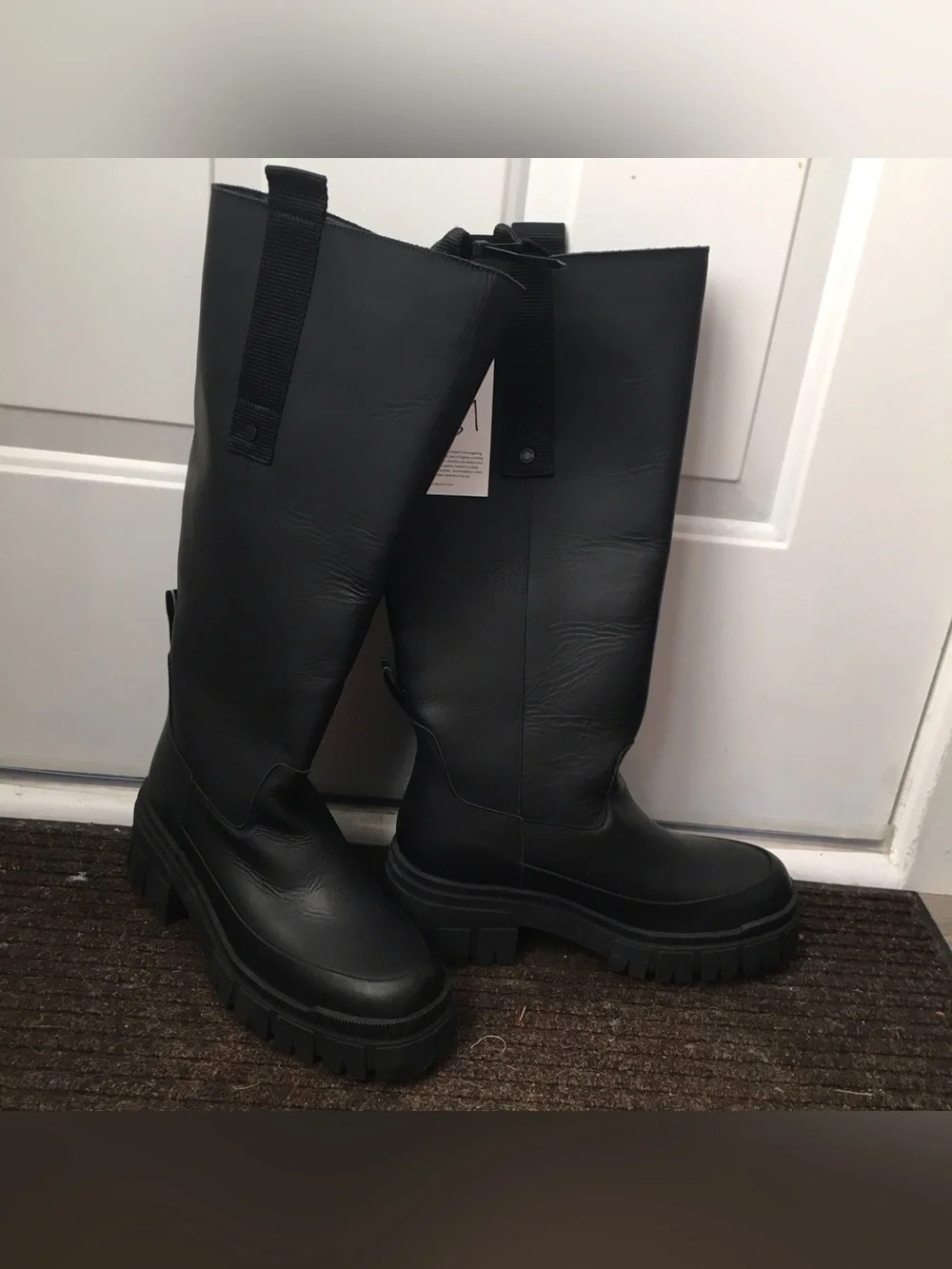 NWT Barbour Saidie Tall Boots in Black